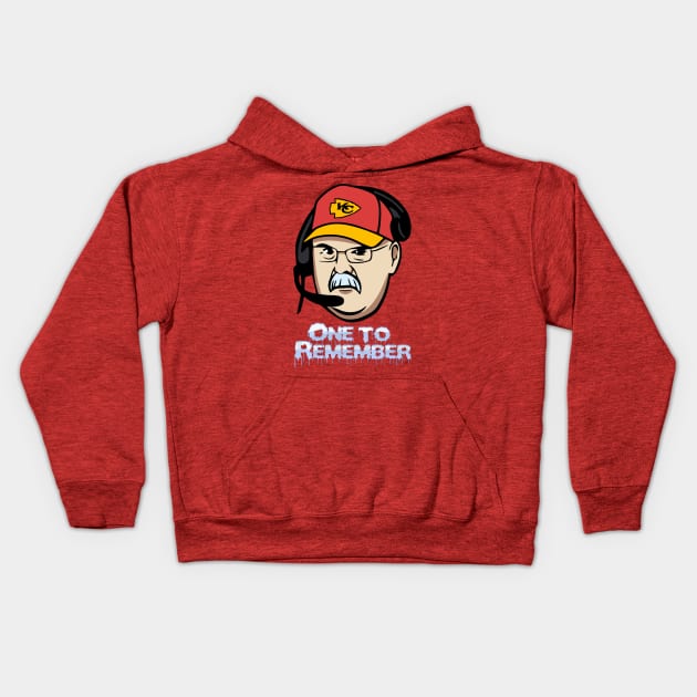 Andy Reid One To Remember Kids Hoodie by kalush club